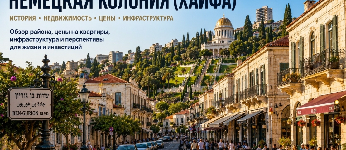 Немецкая колония (המושבה הגרמנית) Хайфа