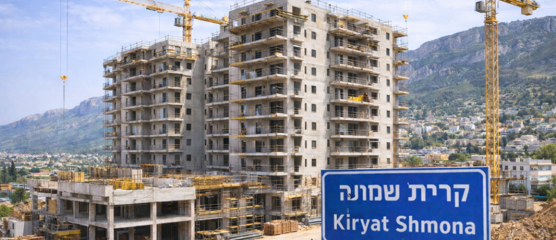 Кирьят-Шмона: новое строительство и городское обновление