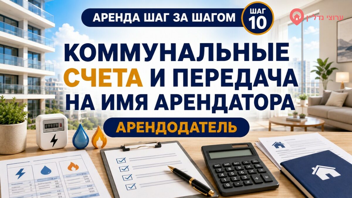 Коммунальные счета и передача на имя арендатора