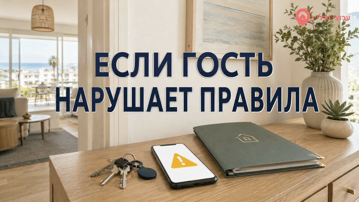 Что делать, если гость нарушает правила проживания