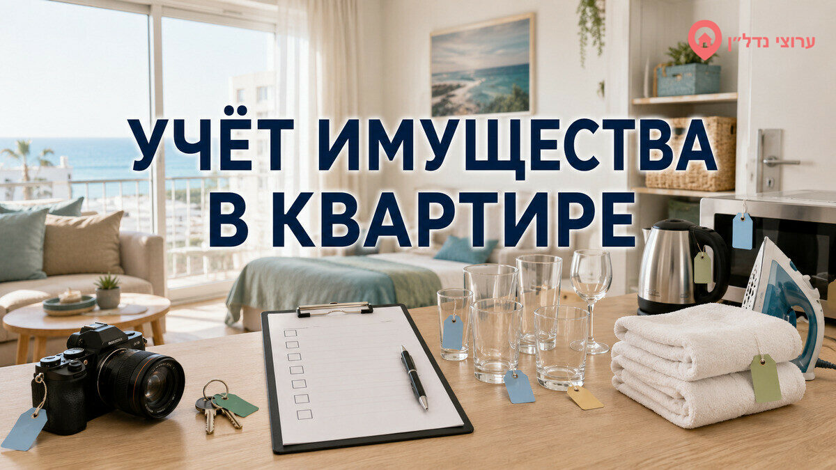 Учёт имущества в посуточной квартире