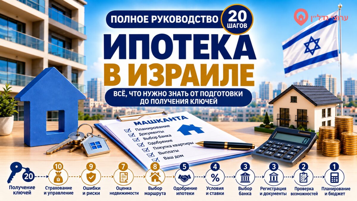 Ипотека в Израиле: полное пошаговое руководство