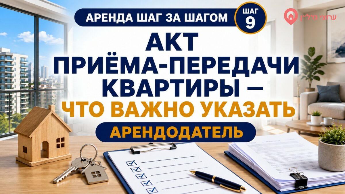 Акт приёма-передачи квартиры: что важно указать