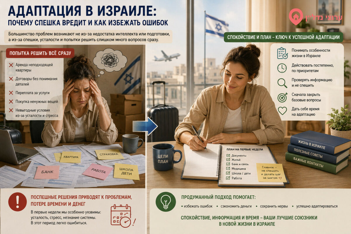 Ошибки новых репатриантов в Израиле: чего стоит избегать в первые месяцы жизни