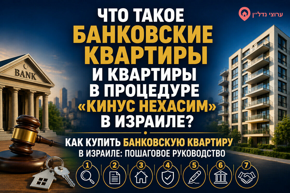 Как купить банковскую квартиру в Израиле: пошаговое руководство