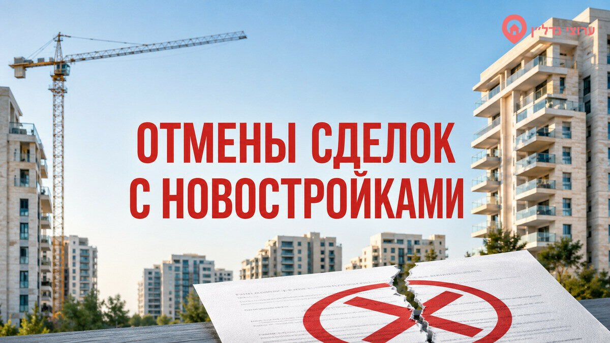 В Израиле растёт число отмен покупок квартир у застройщиков