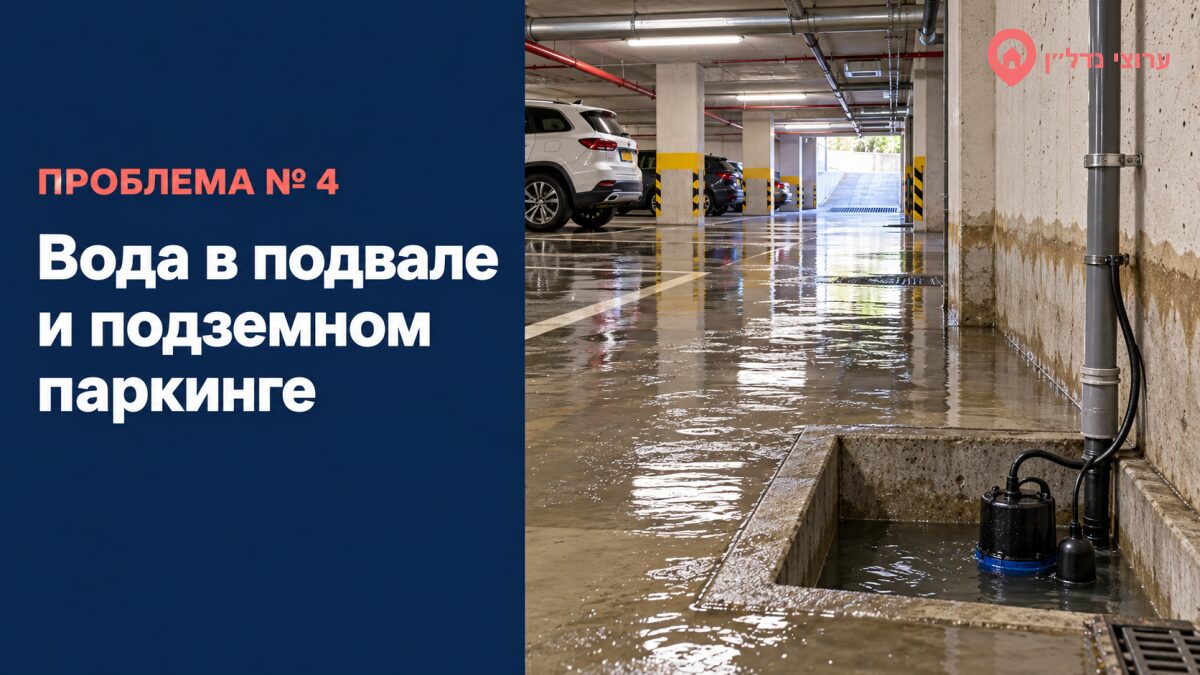 Вода в подвале и подземном паркинге