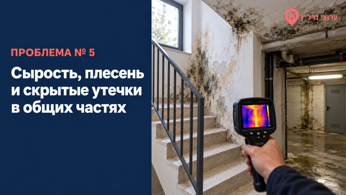 Сырость, плесень и скрытые утечки в общих частях