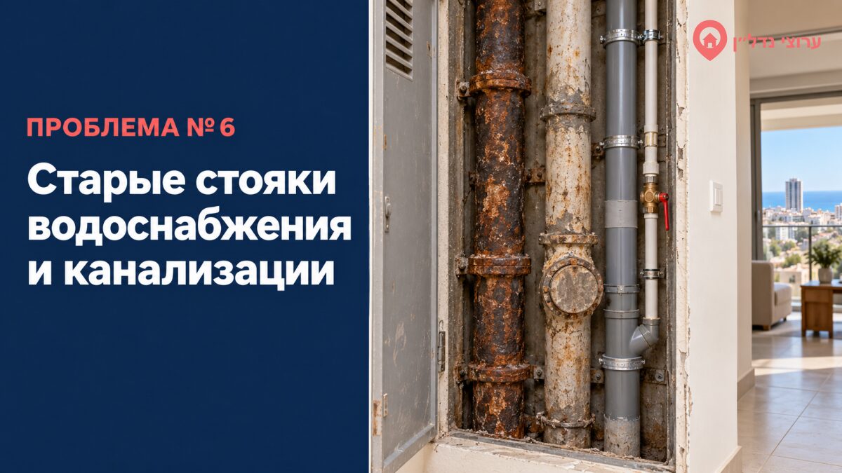 Старые стояки водоснабжения и канализации