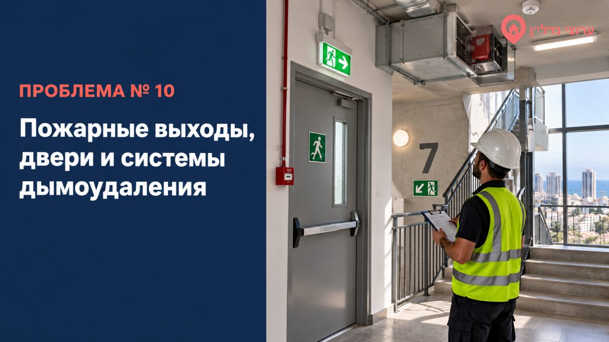 Пожарные выходы, двери и системы дымоудаления