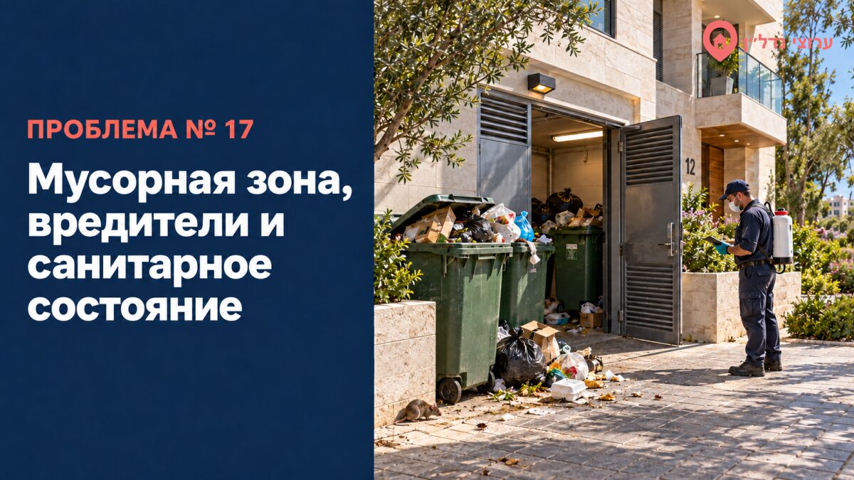 Мусорная зона, вредители и санитарное состояние