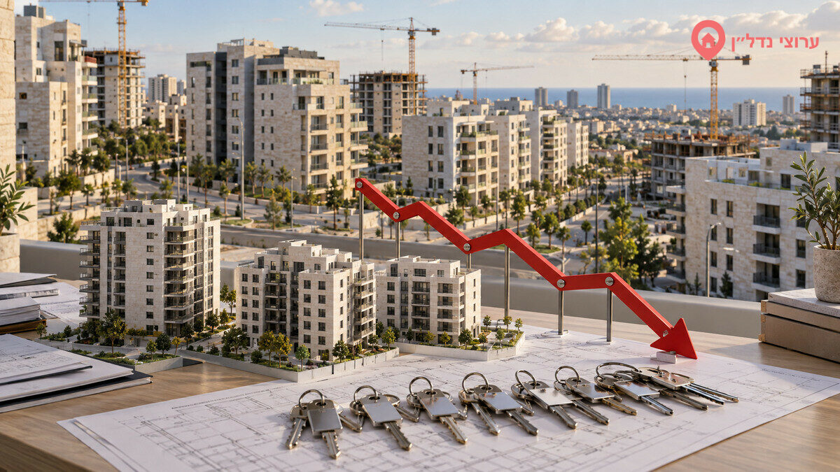 Продажи жилья в Израиле снизились почти на 14%