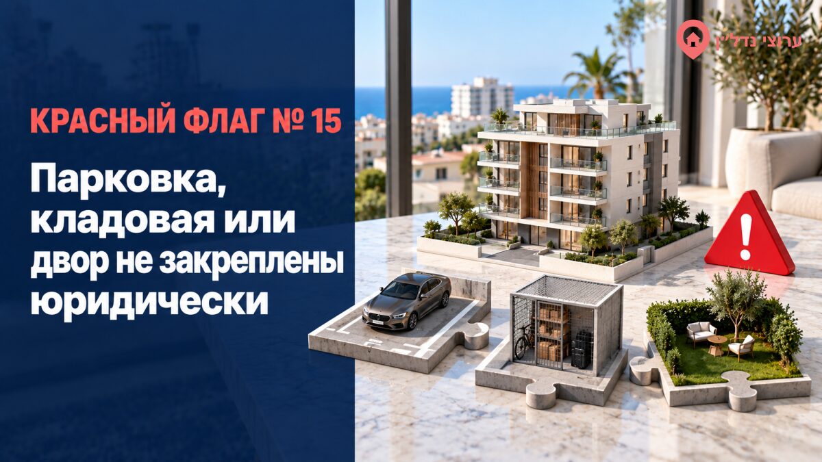 Парковка, кладовая или двор не закреплены юридически