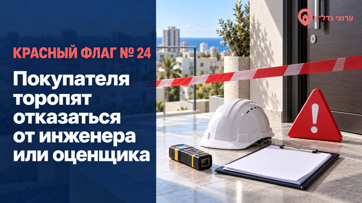 Покупателя торопят отказаться от инженера или оценщика