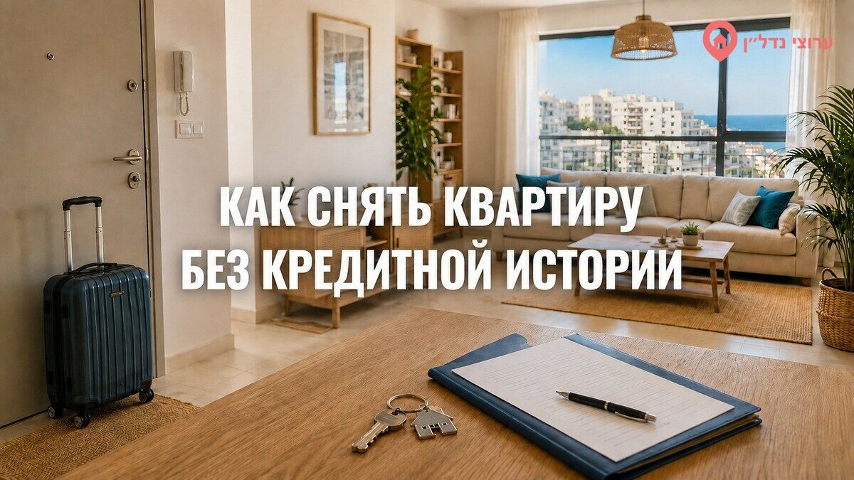Как снять квартиру в Израиле без кредитной истории