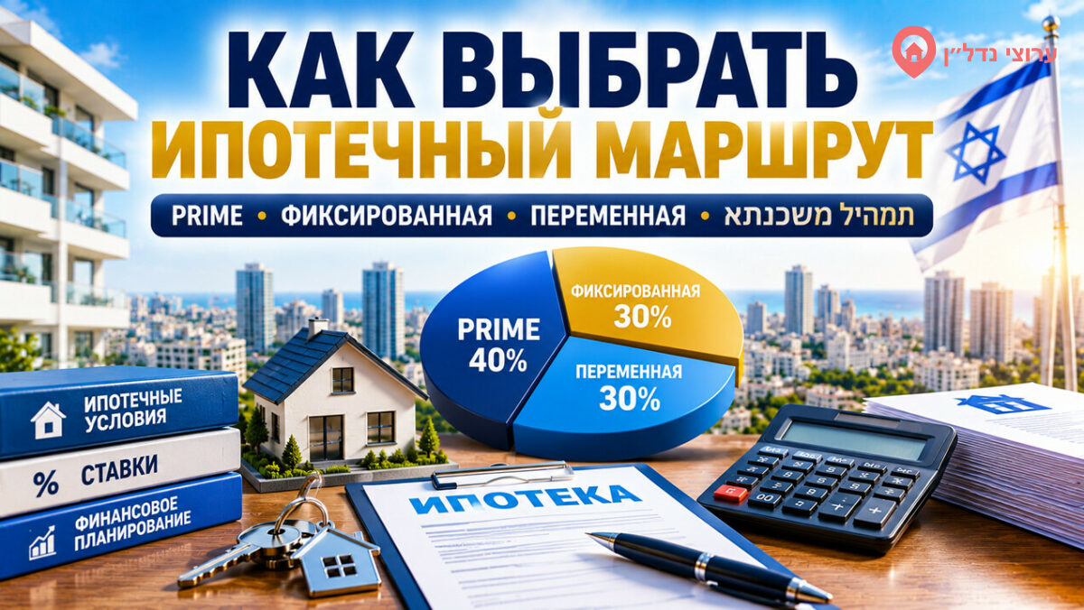 Как выбрать ипотечный маршрут (Тамиль Машканта) в Израиле