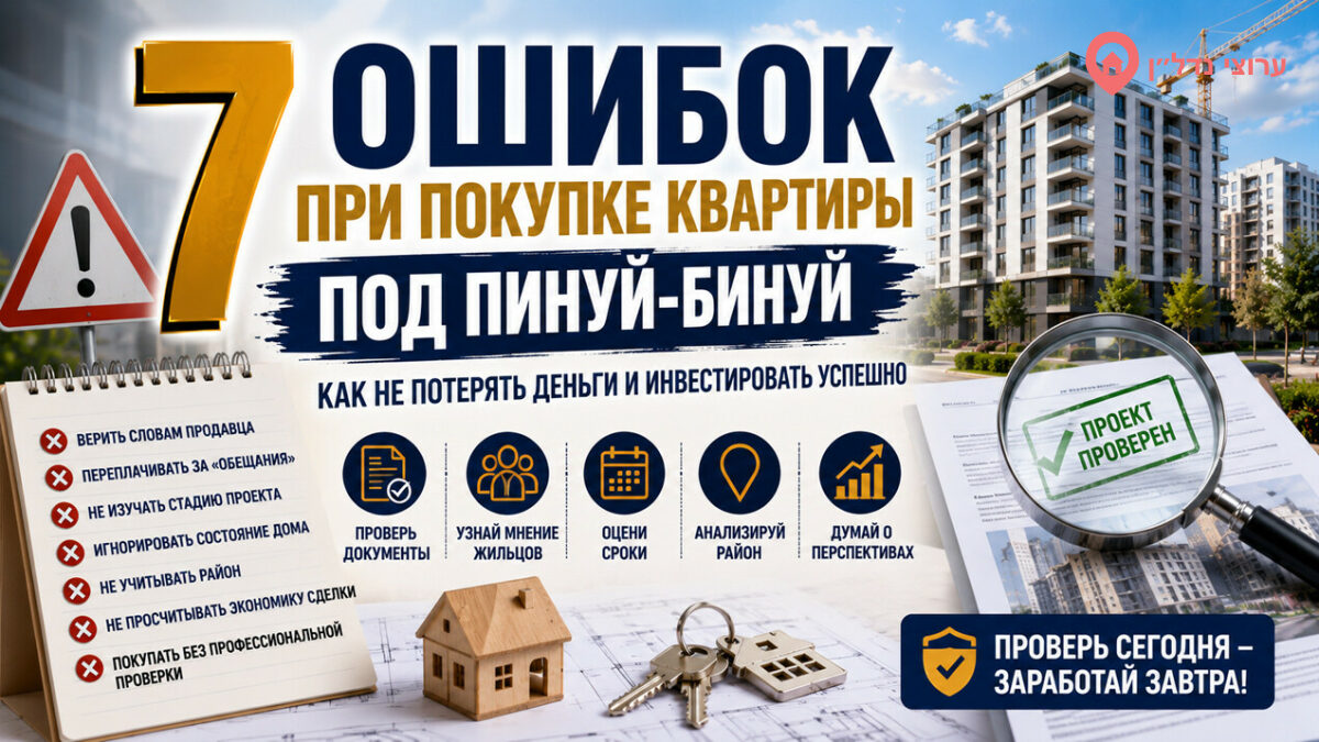 7 ошибок при покупке квартиры под Пинуй-Бинуй