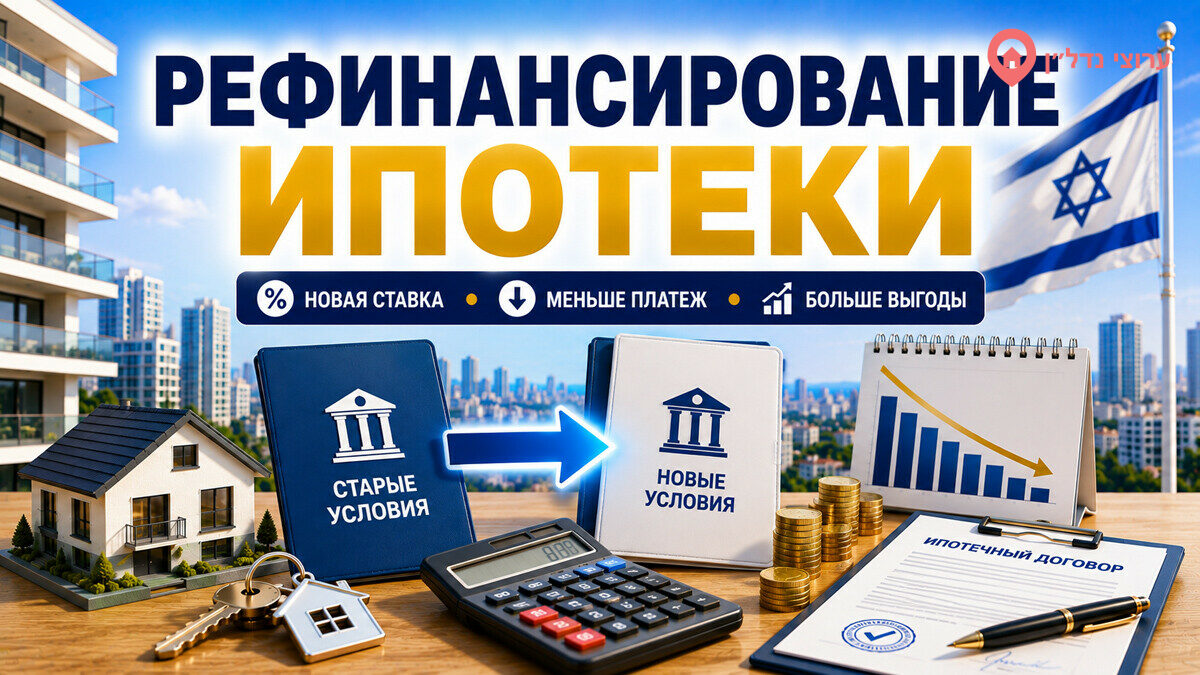 Рефинансирование ипотеки (машканты) в Израиле