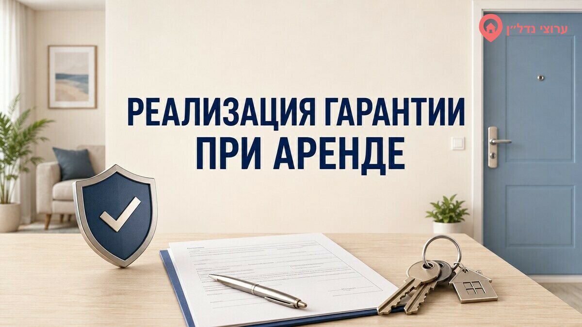 Как реализовать гарантию при аренде жилья в Израиле
