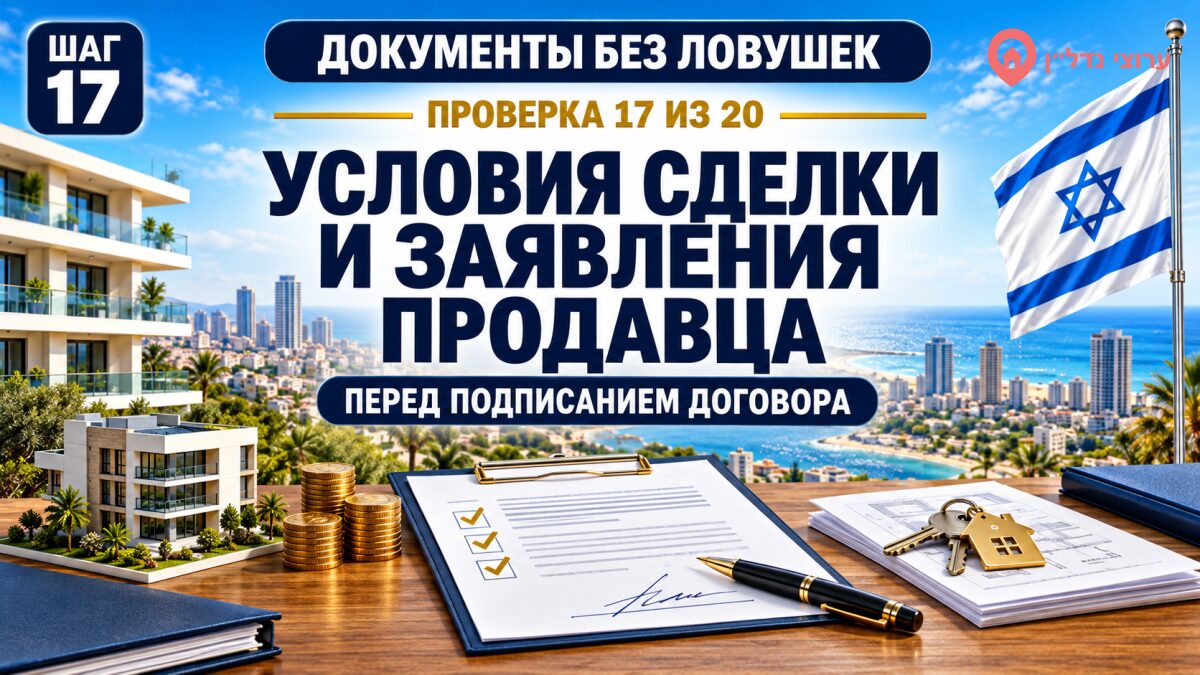 Условия до сделки и заявления продавца в договоре
