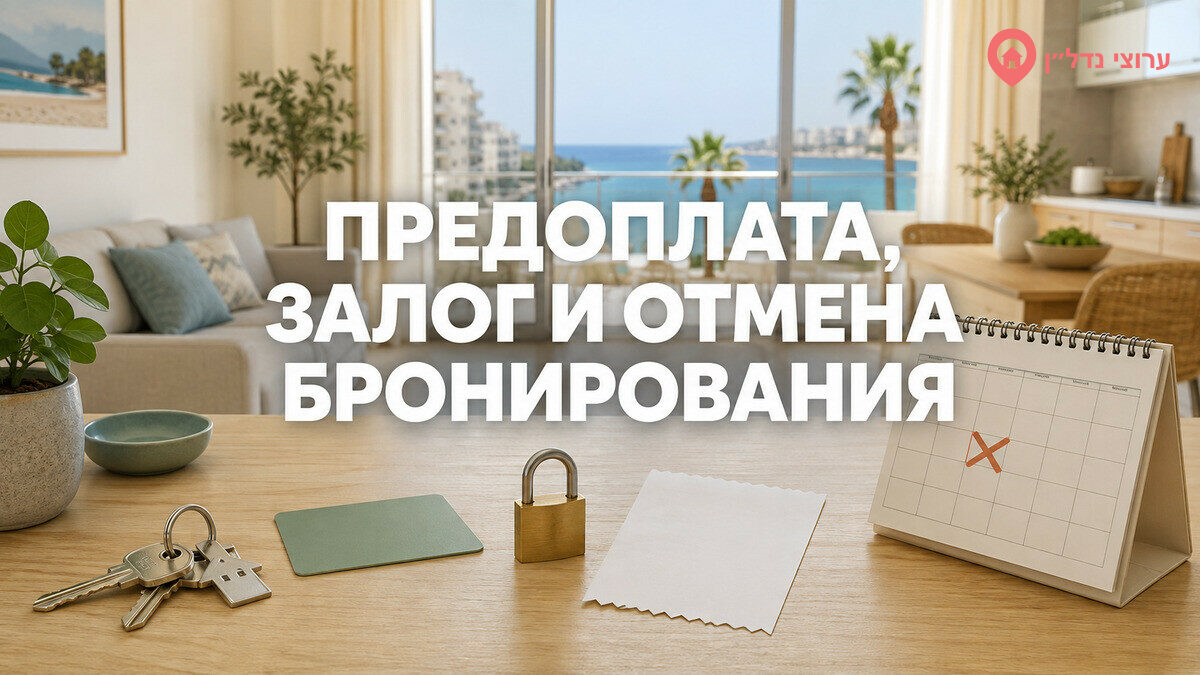 Предоплата, залог и отмена при посуточной аренде