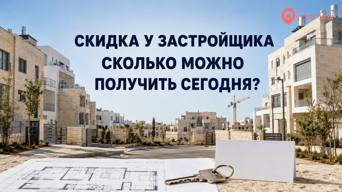 Какую скидку сегодня можно получить у застройщика в Израиле