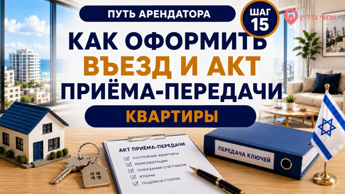 Как оформить въезд и акт приёма-передачи