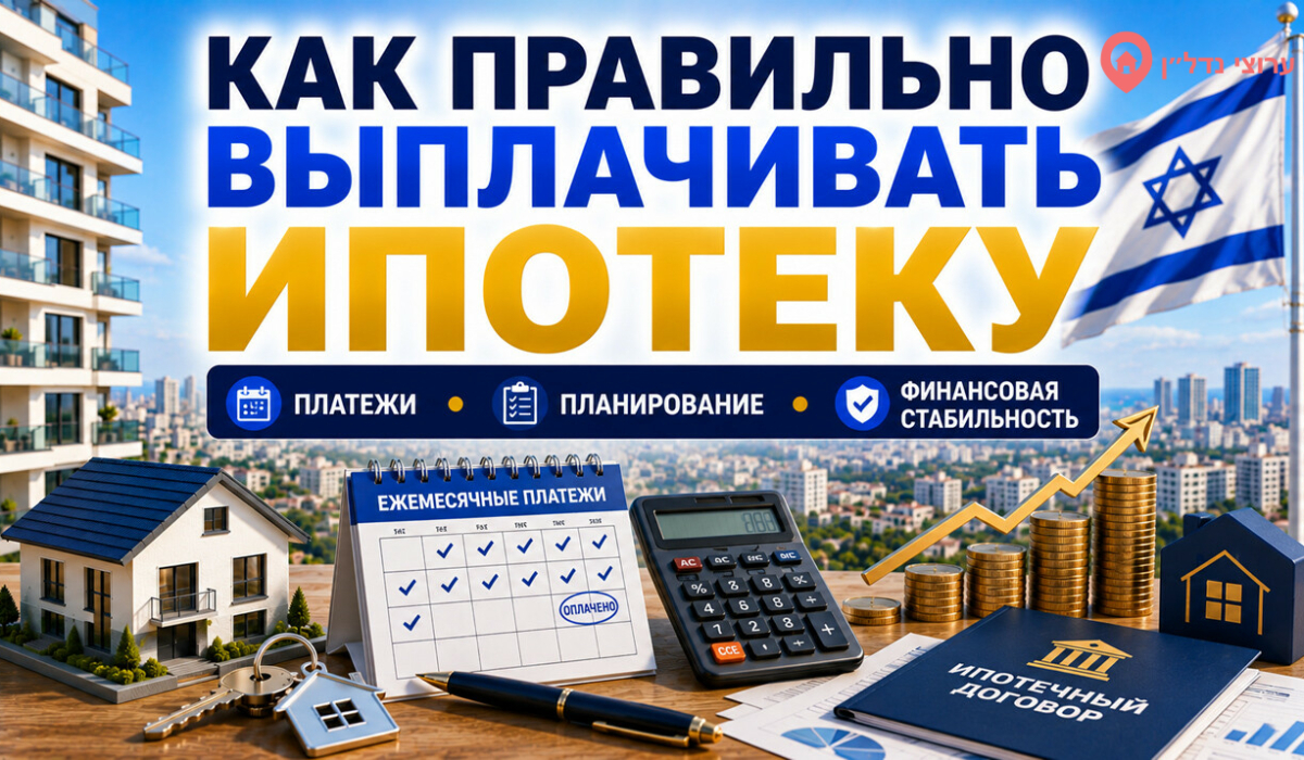 Как правильно выплачивать ипотеку в Израиле