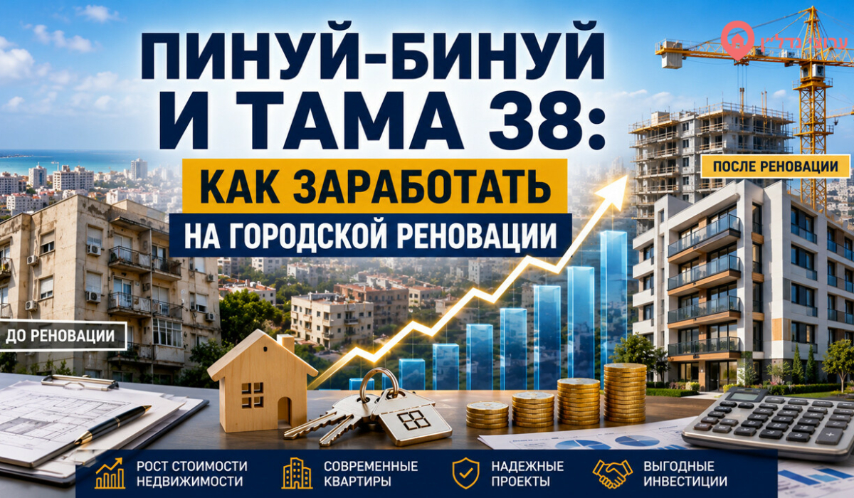 Пинуй-Бинуй и ТАМА 38: как заработать на городской реновации