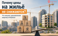 Почему цены на жильё в Израиле не снижаются: что действительно мешает удешевлению квартир