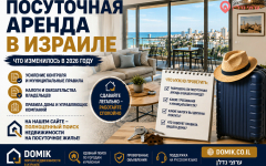 Посуточная аренда в Израиле: владельцам квартир советуют внимательнее следить за новыми требованиями