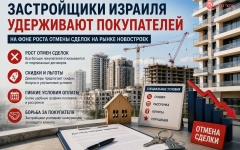 Застройщики Израиля усиливают борьбу за покупателей на фоне роста числа отмен сделок