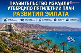 Правительство Израиля одобрило пятилетнюю программу развития Эйлата