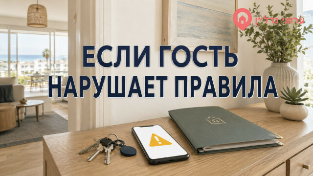 Что делать, если гость нарушает правила проживания