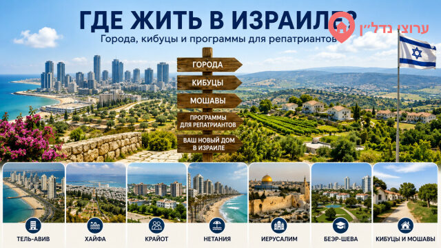 Где жить в Израиле новым репатриантам: города, кибуцы и разные варианты жизни