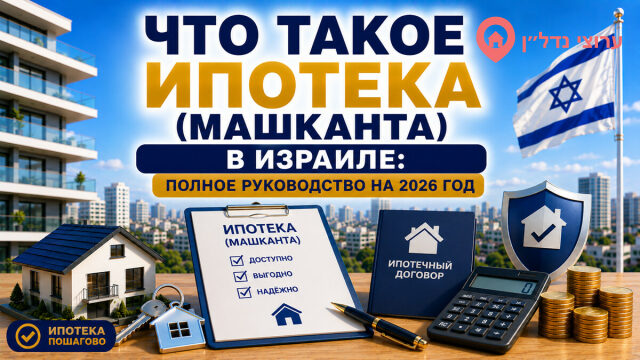Что такое ипотека (машканта) в Израиле: полное руководство 2026