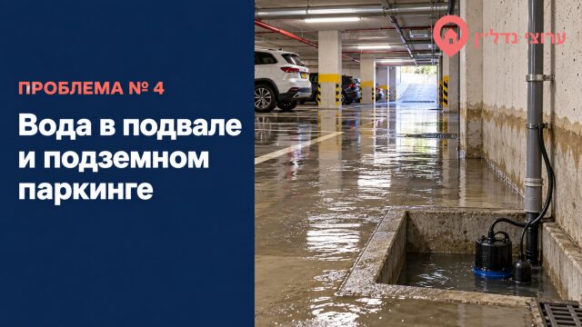 Вода в подвале и подземном паркинге