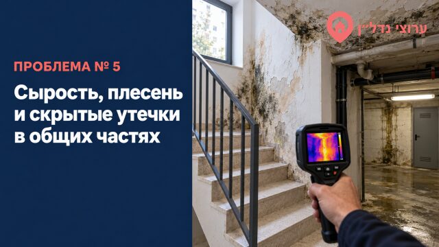 Сырость, плесень и скрытые утечки в общих частях