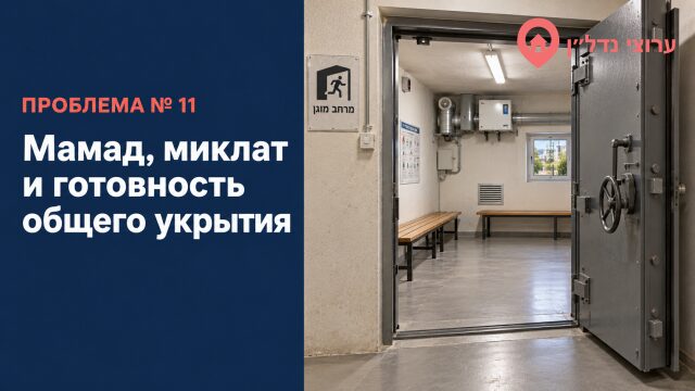 Мамад, миклат и готовность общего укрытия