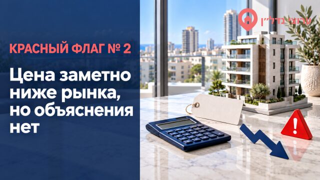 Цена заметно ниже рынка, но объяснения нет