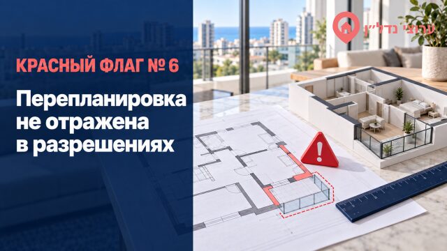Перепланировка не отражена в разрешениях