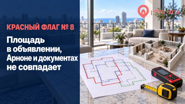 Площадь в объявлении, Арноне и документах не совпадает