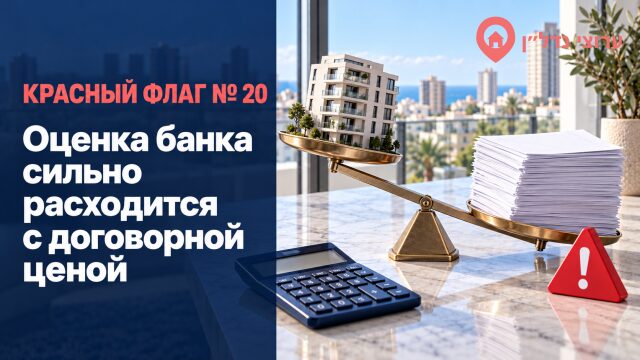 Оценка банка сильно расходится с договорной ценой