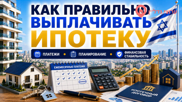 Как правильно выплачивать ипотеку в Израиле