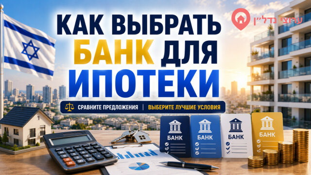 Как выбрать банк для ипотеки в Израил