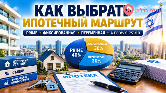 Как выбрать ипотечный маршрут (Тамиль Машканта) в Израиле