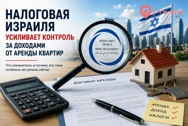 Налоговая Израиля усиливает контроль за доходами от аренды квартир