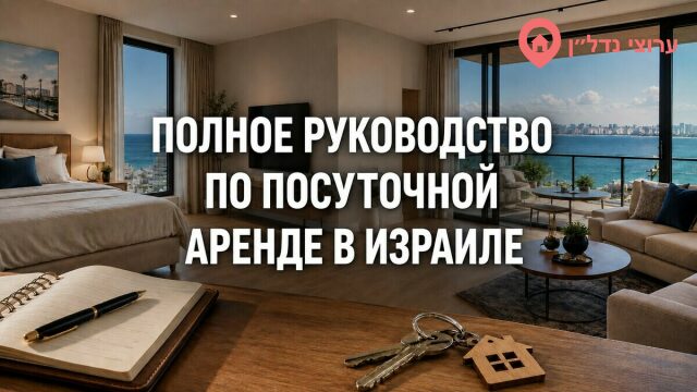 Посуточное жильё в Израиле: полное руководство из 40 шагов