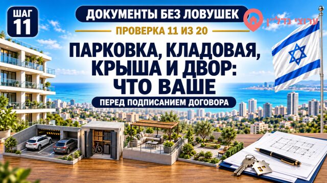 Парковка, кладовая, крыша и двор: что действительно ваше