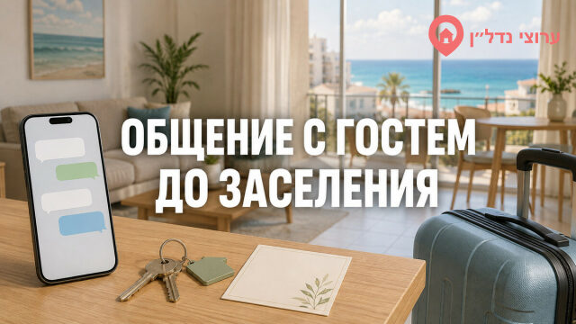 Общение с гостем до заселения